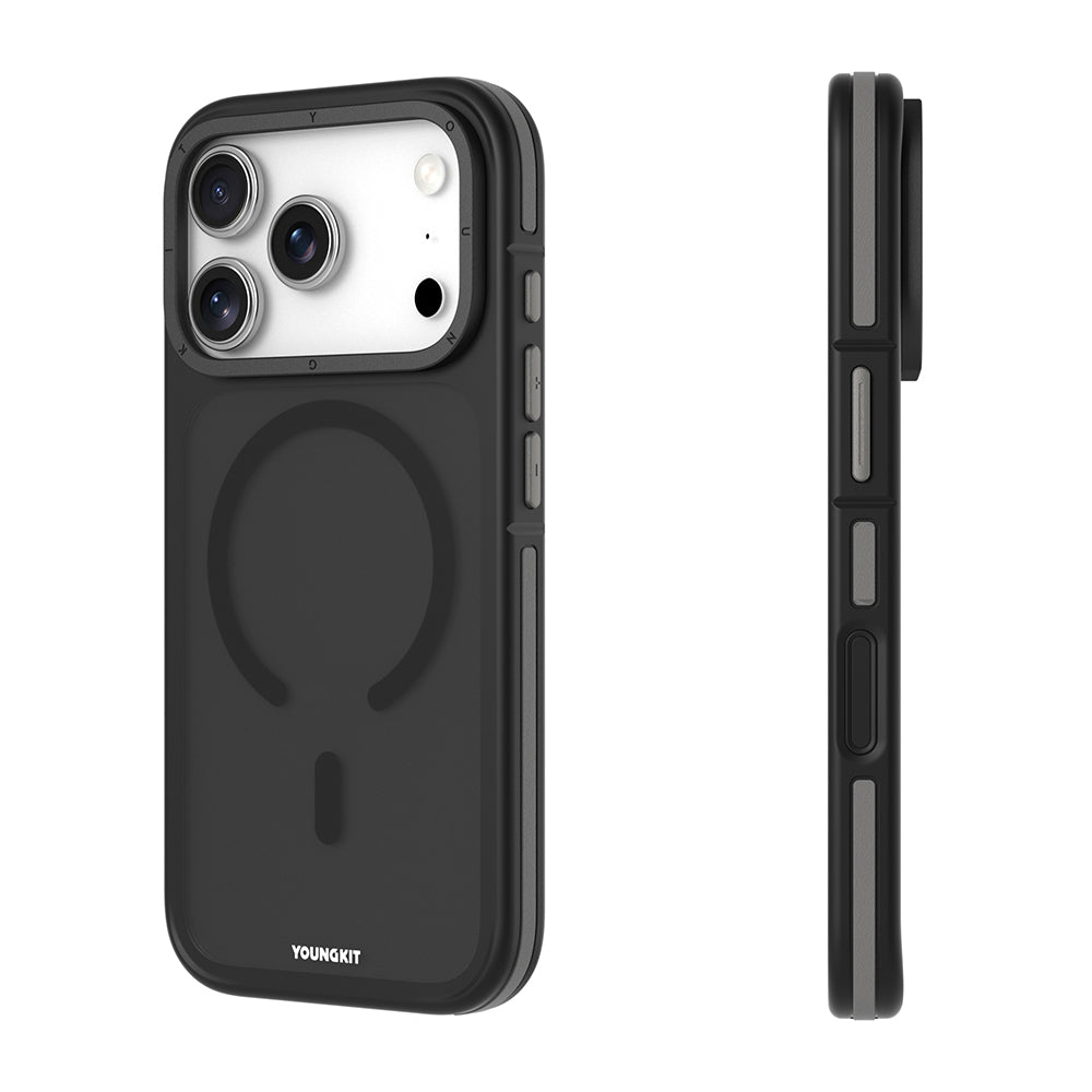 Youngkit Rock Sand Serisi iPhone 17 Pro M-safe Telefon Kılıfı Youngkit Rock Sand Serisi iPhone 17 Pro M-safe Telefon Kılıfı